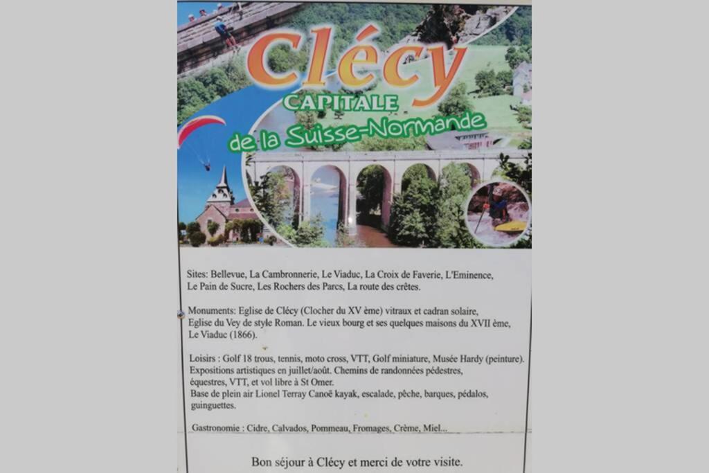 La Maison Reseau Cycle Et Gites Clécy Eksteriør billede
