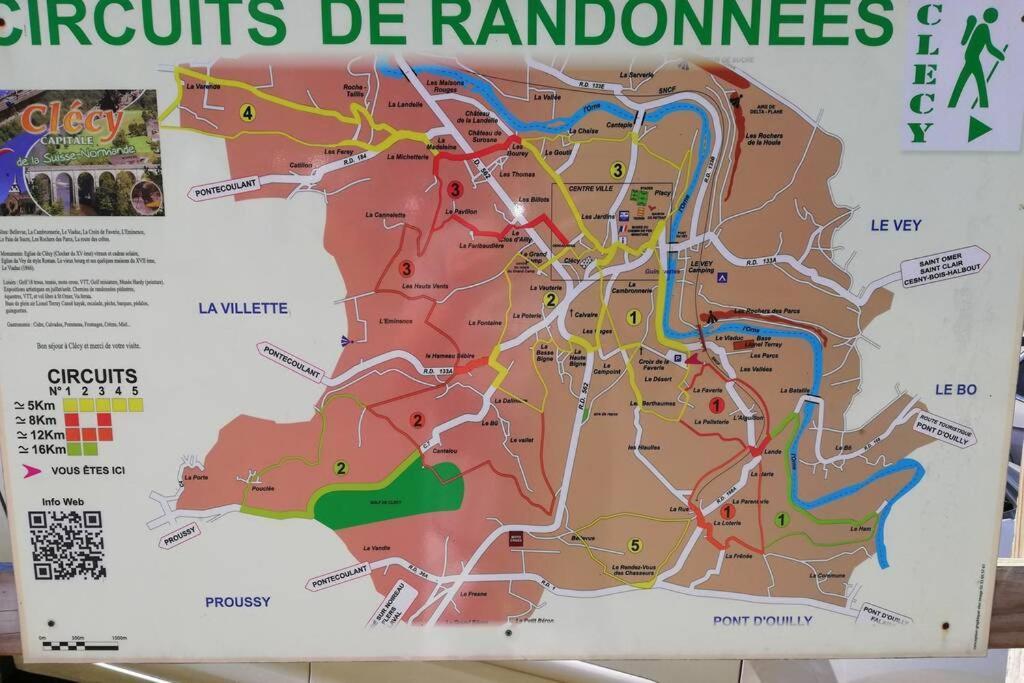La Maison Reseau Cycle Et Gites Clécy Eksteriør billede